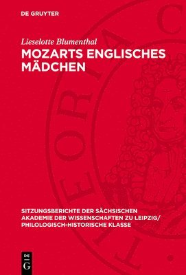 bokomslag Mozarts Englisches Mädchen