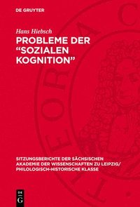bokomslag Probleme Der "Sozialen Kognition": In Memoriam Henri Tajfel (1919-1982)