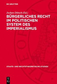 bokomslag Bürgerliches Recht Im Politischen System Des Imperialismus