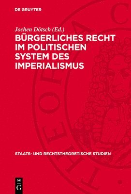 bokomslag Bürgerliches Recht Im Politischen System Des Imperialismus