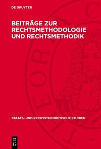 bokomslag Beiträge Zur Rechtsmethodologie Und Rechtsmethodik