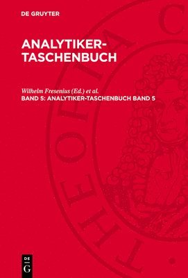 Analytiker-Taschenbuch. Band 5 1