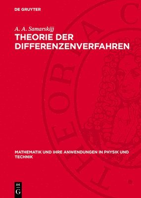 bokomslag Theorie Der Differenzenverfahren