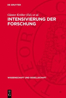 bokomslag Intensivierung Der Forschung: Bedingungen, Faktoren, Probleme