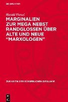 bokomslag Marginalien Zur Mega Nebst Randglossen Über Alte Und Neue 'Marxologen'