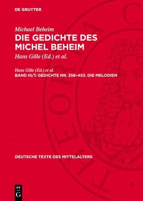 Gedichte Nr. 358-453. Die Melodien 1