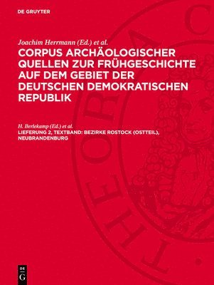 H Berlekamp, E Faust, E Gringmuth-Dallmer Et Al - Bezirke Rostock (Ostteil), Neubrandenburg, Inbunden