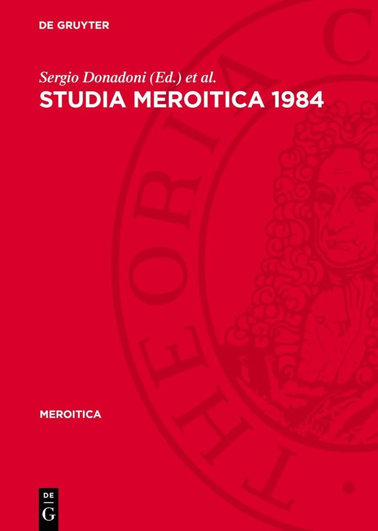 Studia Meroitica 1984 1