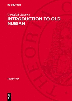 bokomslag Introduction to Old Nubian