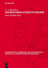 bokomslag Wahrscheinlichkeitstheorie: Eine Einführung