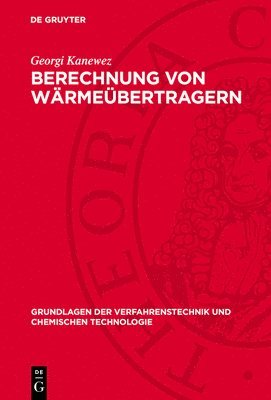 Georgi Kanewez - Berechnung Von Wärmeübertragern, Inbunden