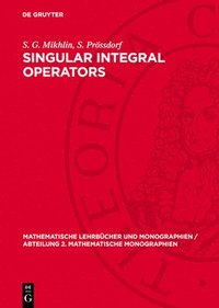 bokomslag Singular Integral Operators