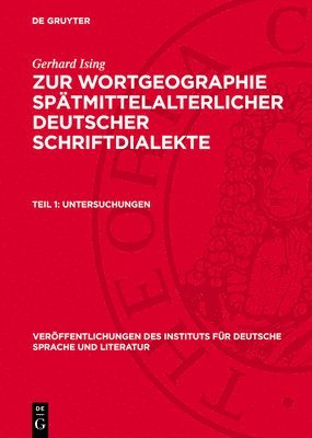 Gerhard Ising - Untersuchungen, Inbunden