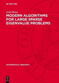 bokomslag Modern Algorithms for Large Sparse Eigenvalue Problems