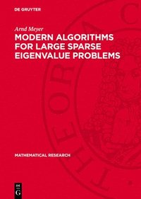 bokomslag Modern Algorithms for Large Sparse Eigenvalue Problems