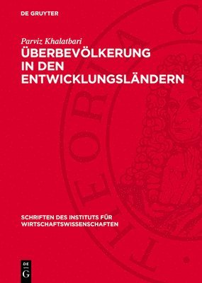Parviz Khalatbari - Überbevölkerung in Den Entwicklungsländern, Inbunden