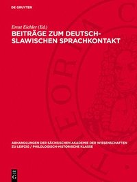 bokomslag Beiträge Zum Deutsch-Slawischen Sprachkontakt