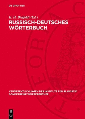 H H Bielfeldt - Russisch-Deutsches Wörterbuch, Inbunden