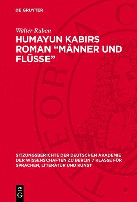 bokomslag Humayun Kabirs Roman 'Männer Und Flüsse': (1945)