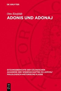 bokomslag Adonis Und Adonaj