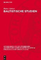 bokomslag Baltistische Studien