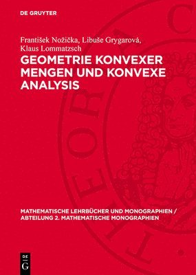 bokomslag Geometrie Konvexer Mengen Und Konvexe Analysis