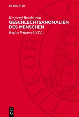 bokomslag Geschlechtsanomalien Des Menschen: Autorisierte Übersetzung