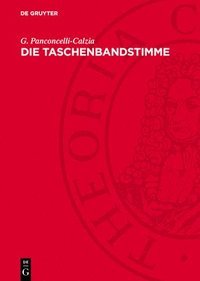 bokomslag Die Taschenbandstimme: Dysphonie Plicarum Ventricularium
