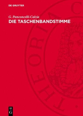 bokomslag Die Taschenbandstimme: Dysphonie Plicarum Ventricularium