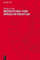 bokomslag Bedeutung Und Sprachstruktur: Gekürzte Studienausgabe