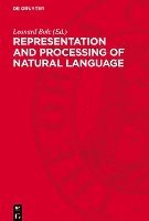 bokomslag Representation and Processing of Natural Language