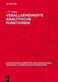 bokomslag Verallgemeinerte Analytische Funktionen