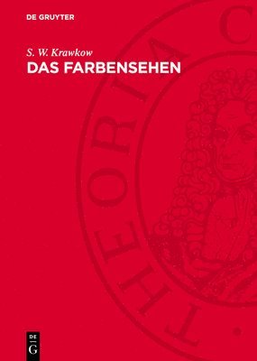 bokomslag Das Farbensehen
