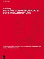 bokomslag Beiträge Zur Meteorologie Der Stadtatmosphäre