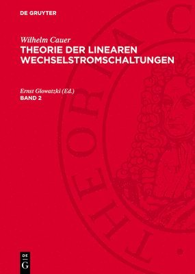 bokomslag Theorie der linearen Wechselstromschaltungen