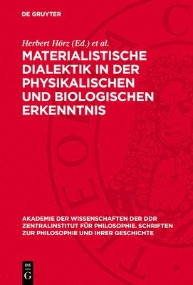 bokomslag Materialistische Dialektik in Der Physikalischen Und Biologischen Erkenntnis