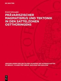 bokomslag Prävariszischer Magmatismus Und Tektonik in Den Sattelzonen Ostthüringens