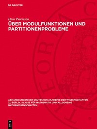 bokomslag Über Modulfunktionen Und Partitionenprobleme