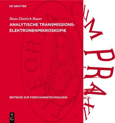 Hans-Dietrich Bauer - Analytische Transmissionselektronenmikroskopie, Inbunden