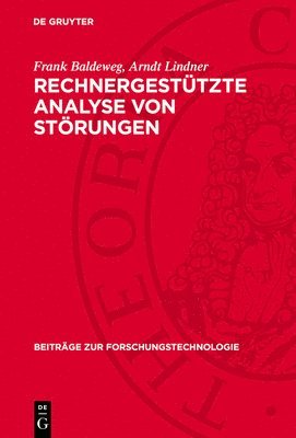 bokomslag Rechnergestützte Analyse Von Störungen