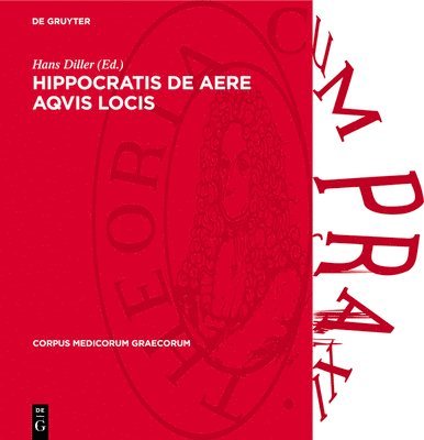 Hans Diller - Hippocratis de Aere Aqvis Locis, Inbunden