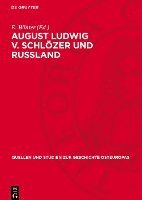 bokomslag August Ludwig V. Schlözer Und Russland