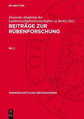 Beiträge Zur Rübenforschung. Nr. 2 1