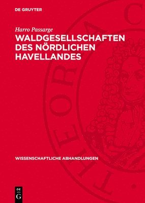 bokomslag Waldgesellschaften Des Nördlichen Havellandes