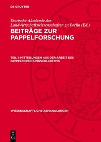 bokomslag Mitteilungen aus der Arbeit des Pappelforschungskollektivs