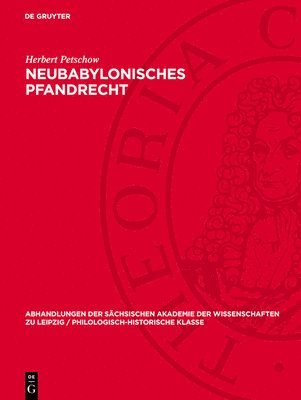 Neubabylonisches Pfandrecht 1