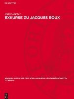 bokomslag Exkurse Zu Jacques Roux