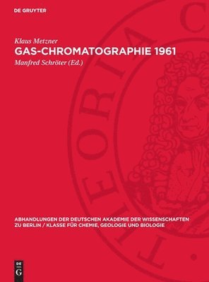 Gas-Chromatographie 1961 1