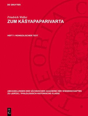 bokomslag Zum K¿¿yapaparivarta, Heft 1, Mongolischer Text