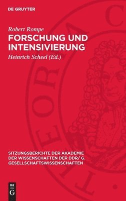 Robert Rompe, Heinrich Scheel - Forschung und Intensivierung, Inbunden